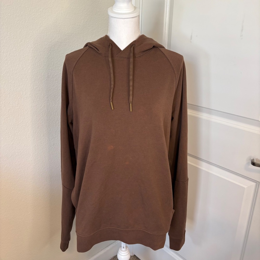 Lululemon City Sweat Pullover Hoodie Java Brown M… - image 1